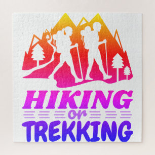 Wandern oder Trekking Puzzle