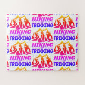 Wandern oder Trekking Puzzle (Horizontal)