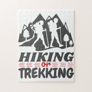 Wandern oder Trekking Puzzle