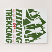 Wandern oder Trekking Puzzle (Horizontal)