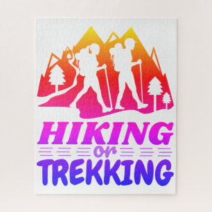 Wandern oder Trekking Puzzle