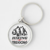 Wandern oder Trekking Schlüsselanhänger (Vorne)