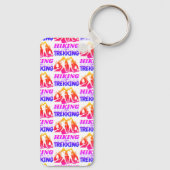 Wandern oder Trekking Schlüsselanhänger (Rückseite)