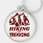 Wandern oder Trekking Schlüsselanhänger (Vorne)