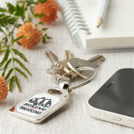 Wandern oder Trekking Schlüsselanhänger