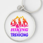 Wandern oder Trekking Schlüsselanhänger (Vorne)