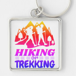 Wandern oder Trekking Schlüsselanhänger