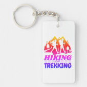 Wandern oder Trekking Schlüsselanhänger (Vorderseite)