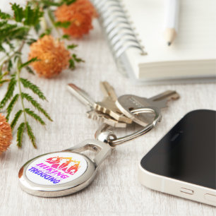 Wandern oder Trekking Schlüsselanhänger