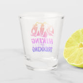 Wandern oder Trekking Schnapsglas (Rückseite)