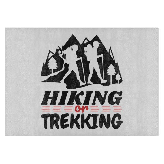 Wandern oder Trekking Schneidebrett (Vorderseite)