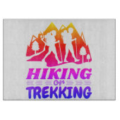 Wandern oder Trekking Schneidebrett (Vorderseite)