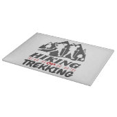 Wandern oder Trekking Schneidebrett (Ecke)