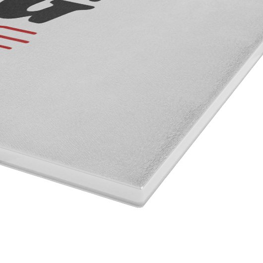 Wandern oder Trekking Schneidebrett (Ecke)