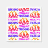 Wandern oder Trekking Serviette (Vorderseite)