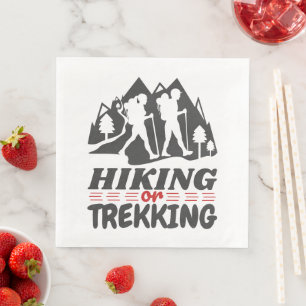 Wandern oder Trekking Serviette