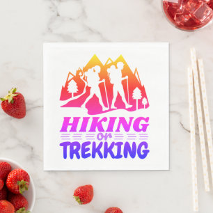 Wandern oder Trekking Serviette