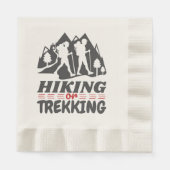 Wandern oder Trekking Serviette (Vorderseite)