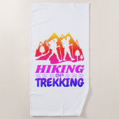 Wandern oder Trekking Strandtuch (Vorderseite)