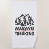 Wandern oder Trekking Strandtuch (Vorderseite)