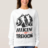 Wandern oder Trekking Sweatshirt (Vorderseite)