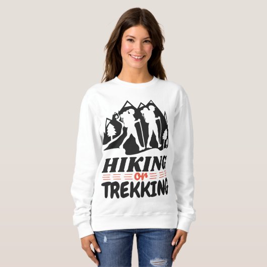 Wandern oder Trekking Sweatshirt (Vorne ganz)