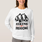 Wandern oder Trekking T-Shirt (Vorderseite)