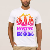 Wandern oder Trekking T-Shirt (Vorderseite)
