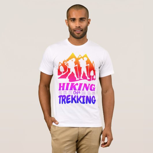 Wandern oder Trekking T-Shirt (Vorne ganz)
