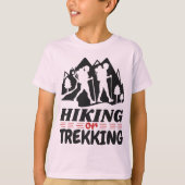 Wandern oder Trekking T-Shirt (Vorderseite)