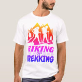 Wandern oder Trekking T-Shirt (Vorderseite)