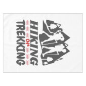 Wandern oder Trekking Tischdecke (Vorderseite (Horizontal))