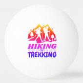 Wandern oder Trekking Tischtennisball (Rückseite)