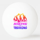 Wandern oder Trekking Tischtennisball (Rückseite)