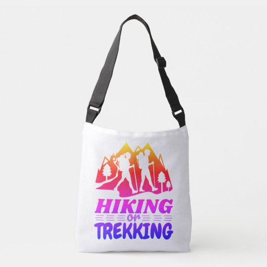 Wandern oder Trekking Tragetaschen Mit Langen Trägern (Vorderseite)