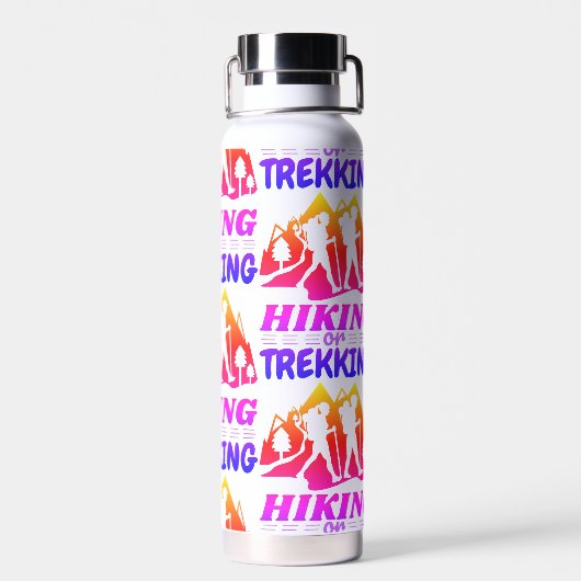 Wandern oder Trekking Trinkflasche (Rückseite)
