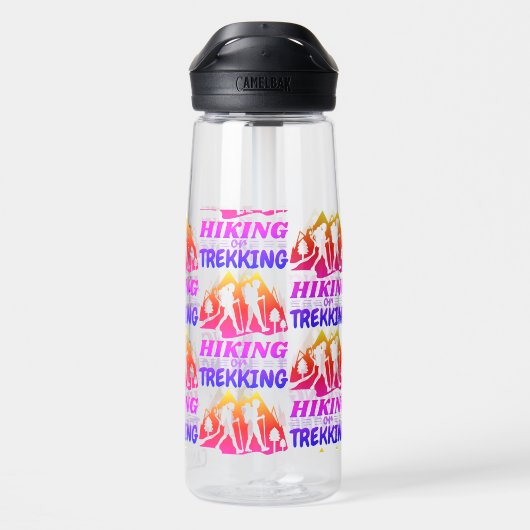 Wandern oder Trekking Trinkflasche (Rückseite)