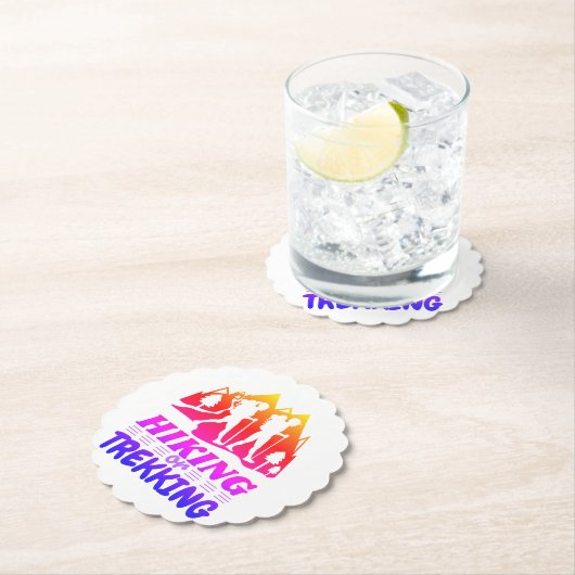 Wandern oder Trekking Untersetzer (Vor Ort)