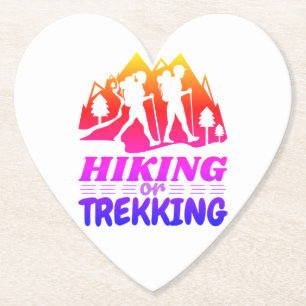 Wandern oder Trekking Untersetzer