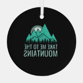 Wandern Ornament Aus Glas (Rückseite)