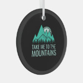Wandern Ornament Aus Glas (Vorderseite Rechts)