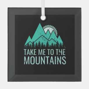 Wandern Ornament Aus Glas