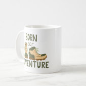 Wandern Outdoor Adventure Kaffeetasse (Vorderseite Links)