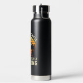 Wandern Outdoor Lustiger Wanderer Trinkflasche (Links)