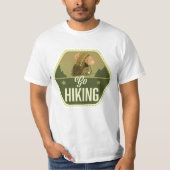 Wandern Patch T-Shirt (Vorderseite)