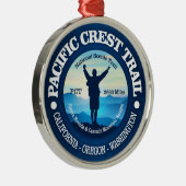 Wandern (Pazifischer Wappen-Pfad) Ornament Aus Metall (Rechts)