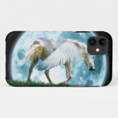 Wandern Pegasus & Vollmond Fantasy Kunstmuseum Case-Mate iPhone Hülle (Rückseite (Horizontal))