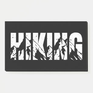 Wandern Post-it Klebezettel