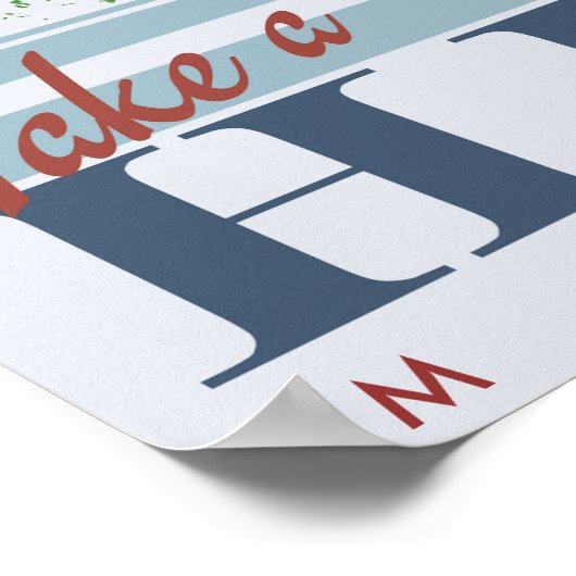 Wandern Poster (Ecke)