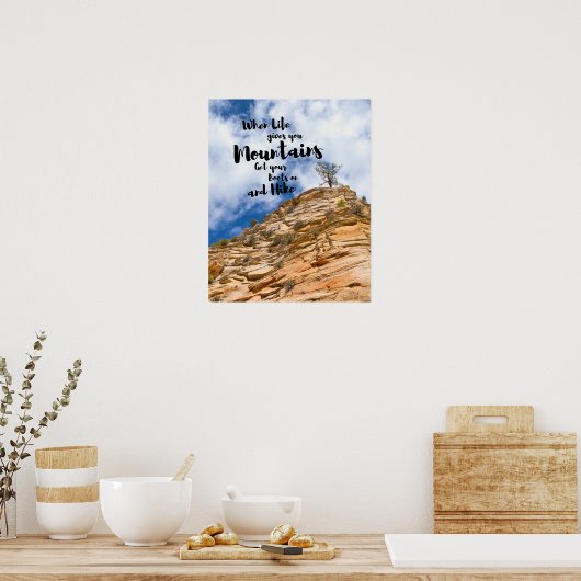 Wandern Poster (Küche)